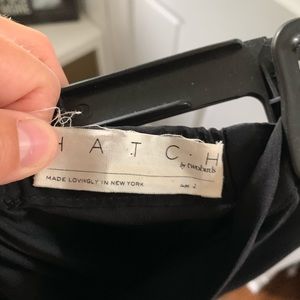 Black Silk Formal Maternity Dress